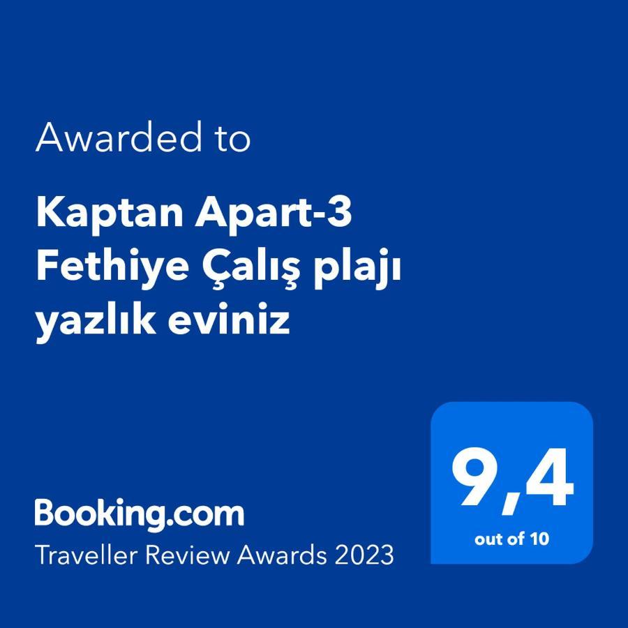 Kaptan Apart-3 Fethiye Calis Plaji Yazlik Eviniz Apartment Екстериор снимка